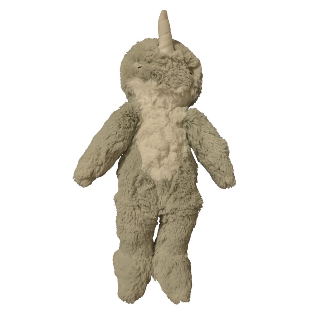 Slumberkins Narwhal Kin Sea Foam MIDI 12" Plush Lovey Silky Soft Lovie
